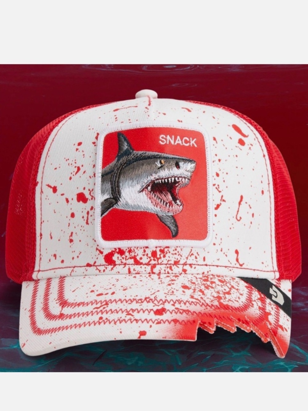 Goorin Animal Farm Baseball Sammitch Snack Shark Trucker Snapback: NIB - Picture 5 of 12
